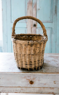 Vintage French Wine Basket