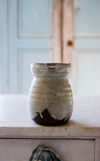 Vintage French Stoneware Pitcher