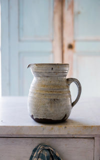 Vintage French Stoneware Pitcher