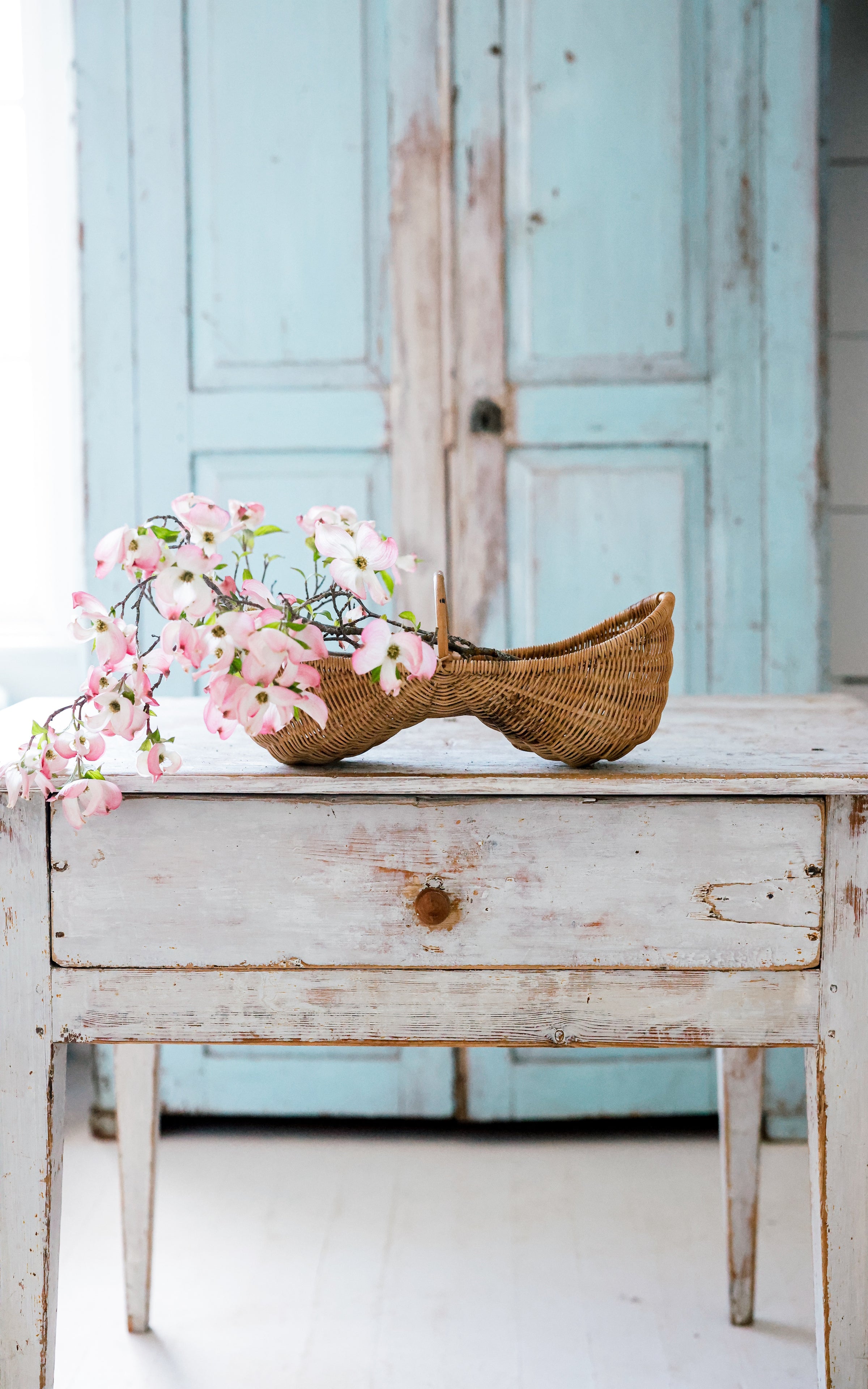 Petite Vintage French Basket