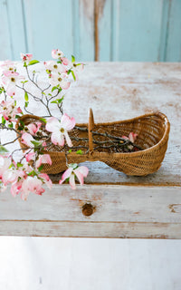 Petite Vintage French Basket