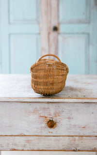 Petite Vintage French Basket