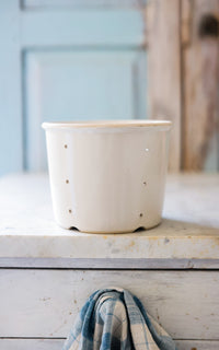 Vintage French Stoneware Cheese Mold