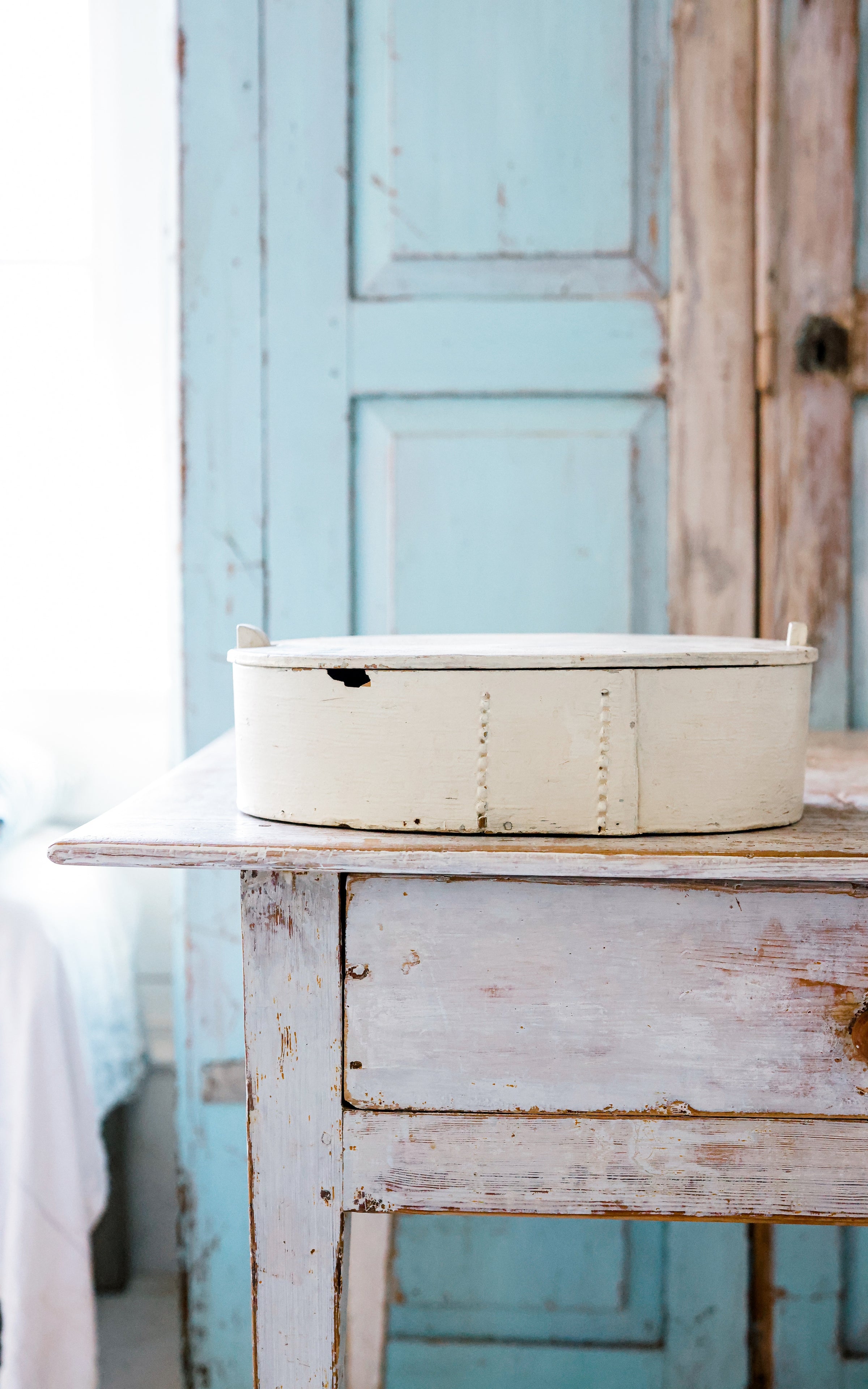 Vintage Swedish Bentwood Keepsake Box