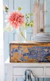 Vintage French Wallpapered Chest