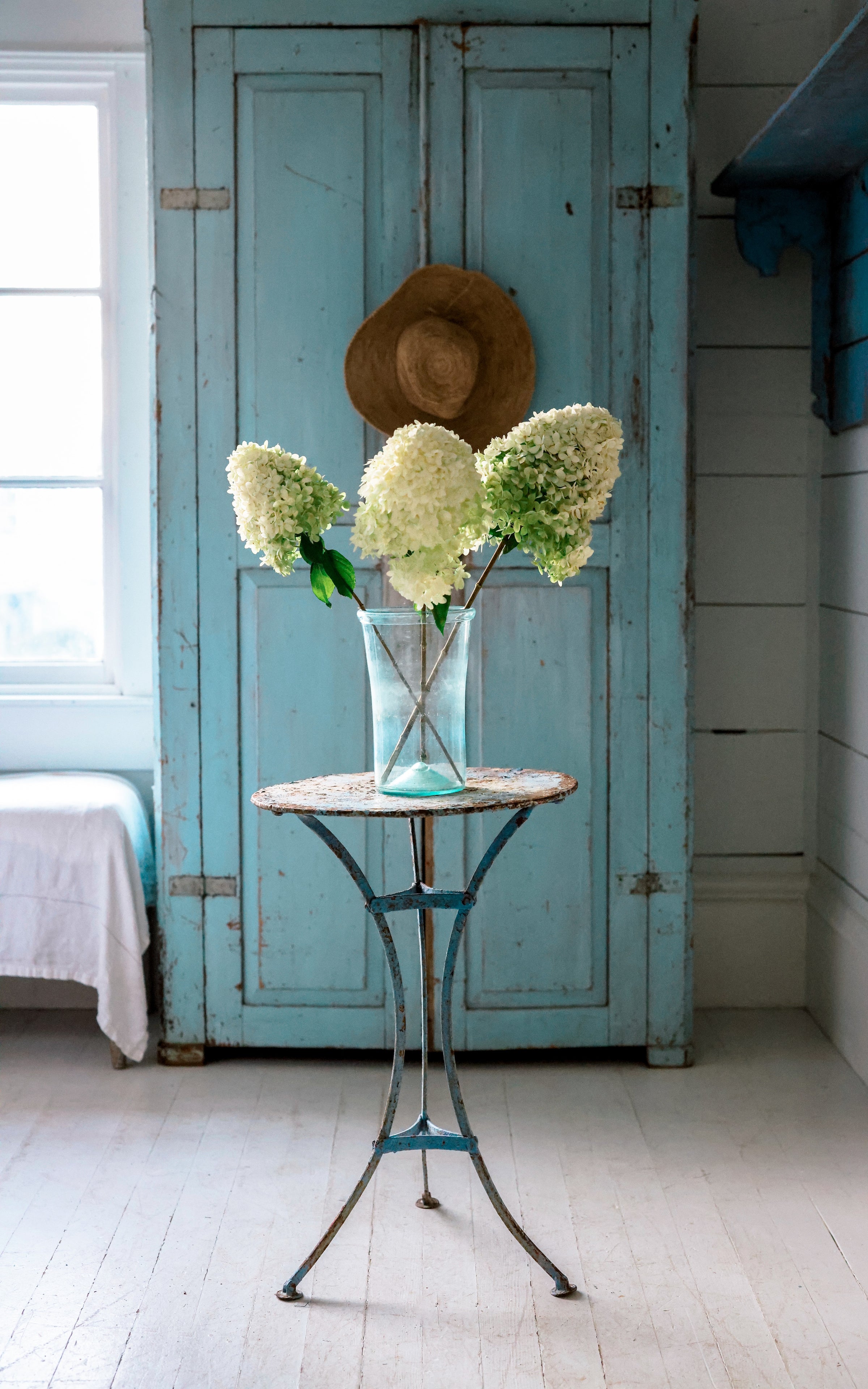 Vintage French Metal Bistro Table