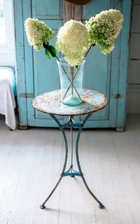 Vintage French Metal Bistro Table