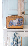 Vintage French Wallpapered Chest