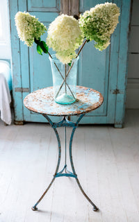 Vintage French Metal Bistro Table
