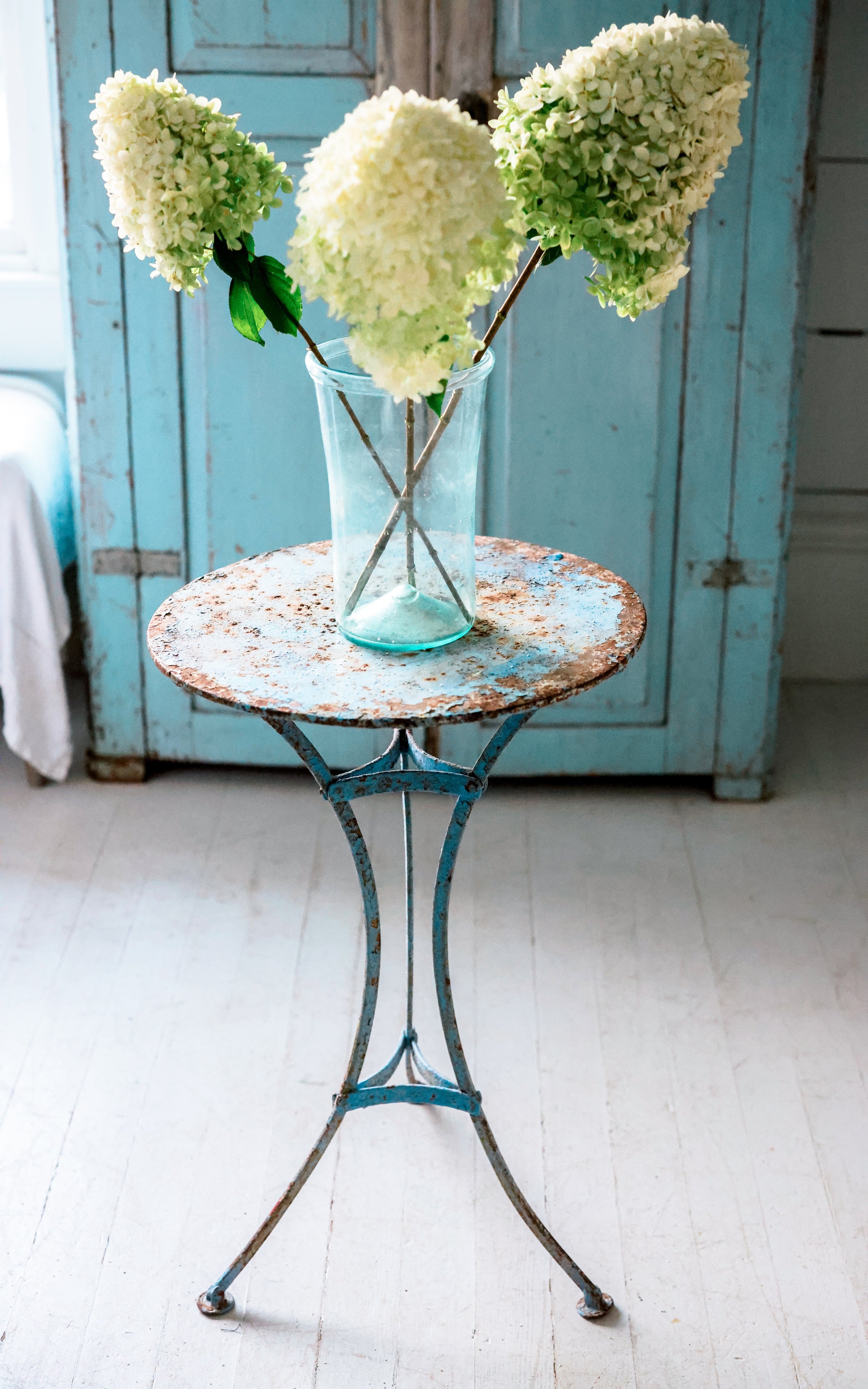 Vintage French Metal Bistro Table