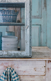 Vintage French Zinc Cheese Safe