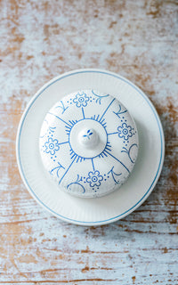 Vintage Belgian Butter Dish