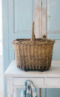 Vintage French Champagne Basket