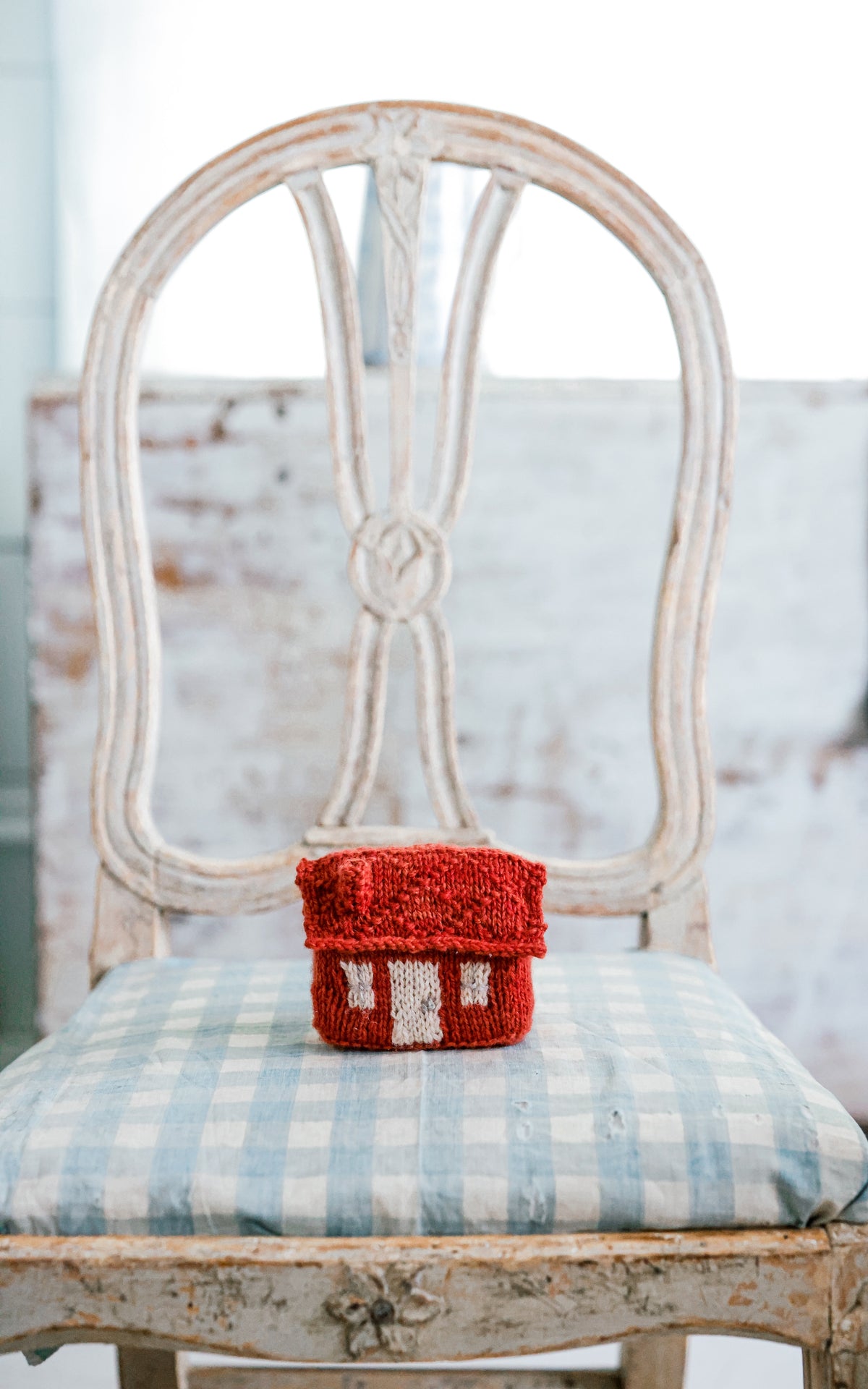 Made To Order Hand Knitted Red House