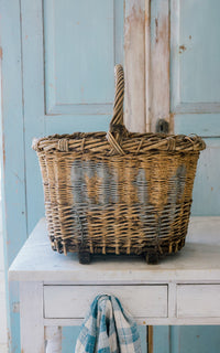 Vintage French Champagne Basket