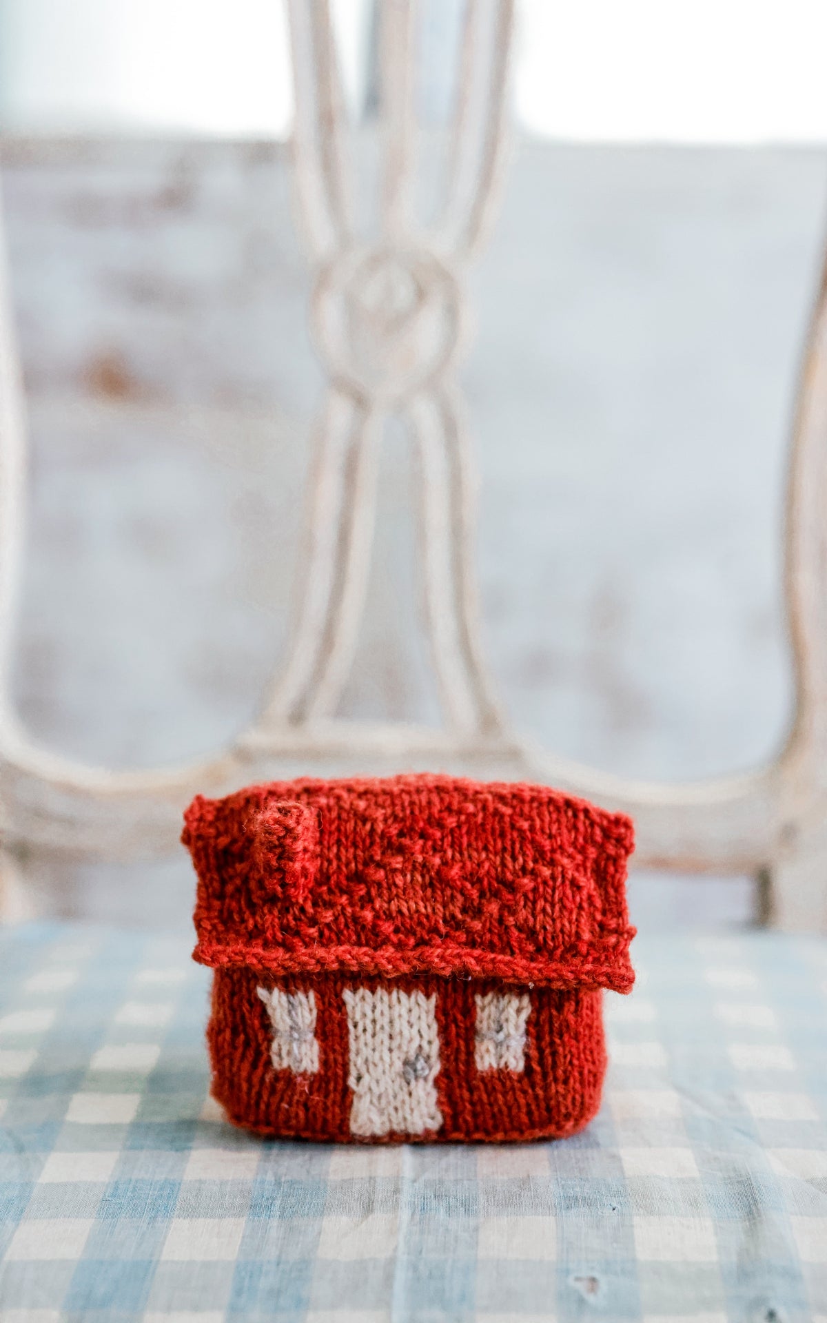 Made To Order Hand Knitted Red House