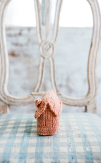 Made to Order Hand Knitted Pink Petite House