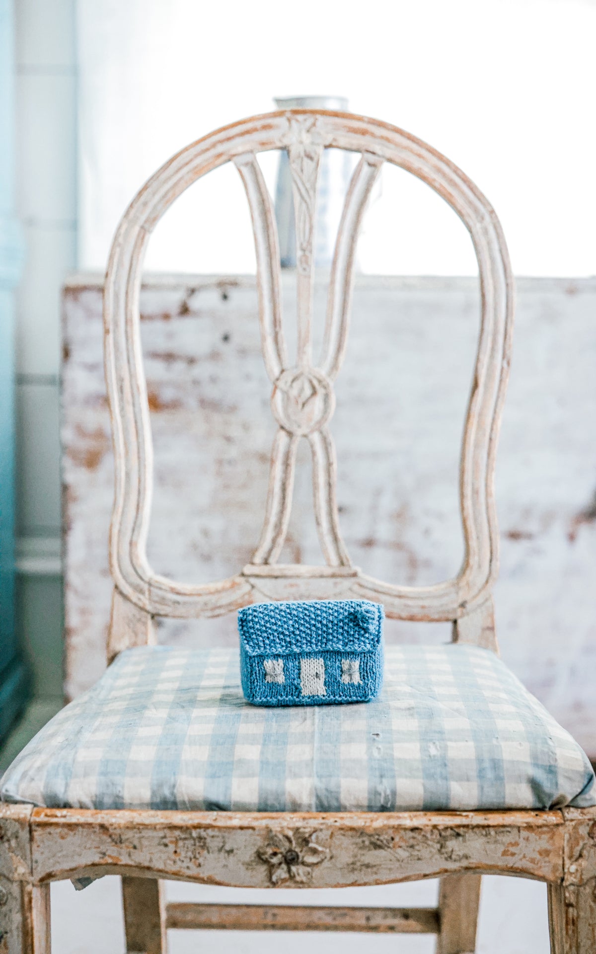 Made To Order Petite Knitted Blue House