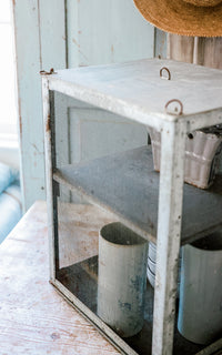 Vintage French Zinc Cheese Safe