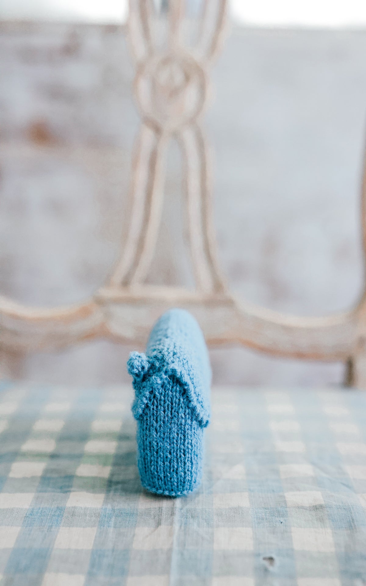 Made To Order Petite Knitted Blue House