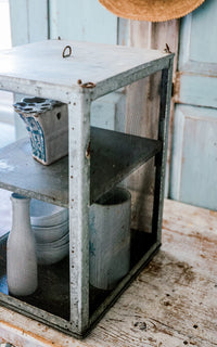 Vintage French Zinc Cheese Safe