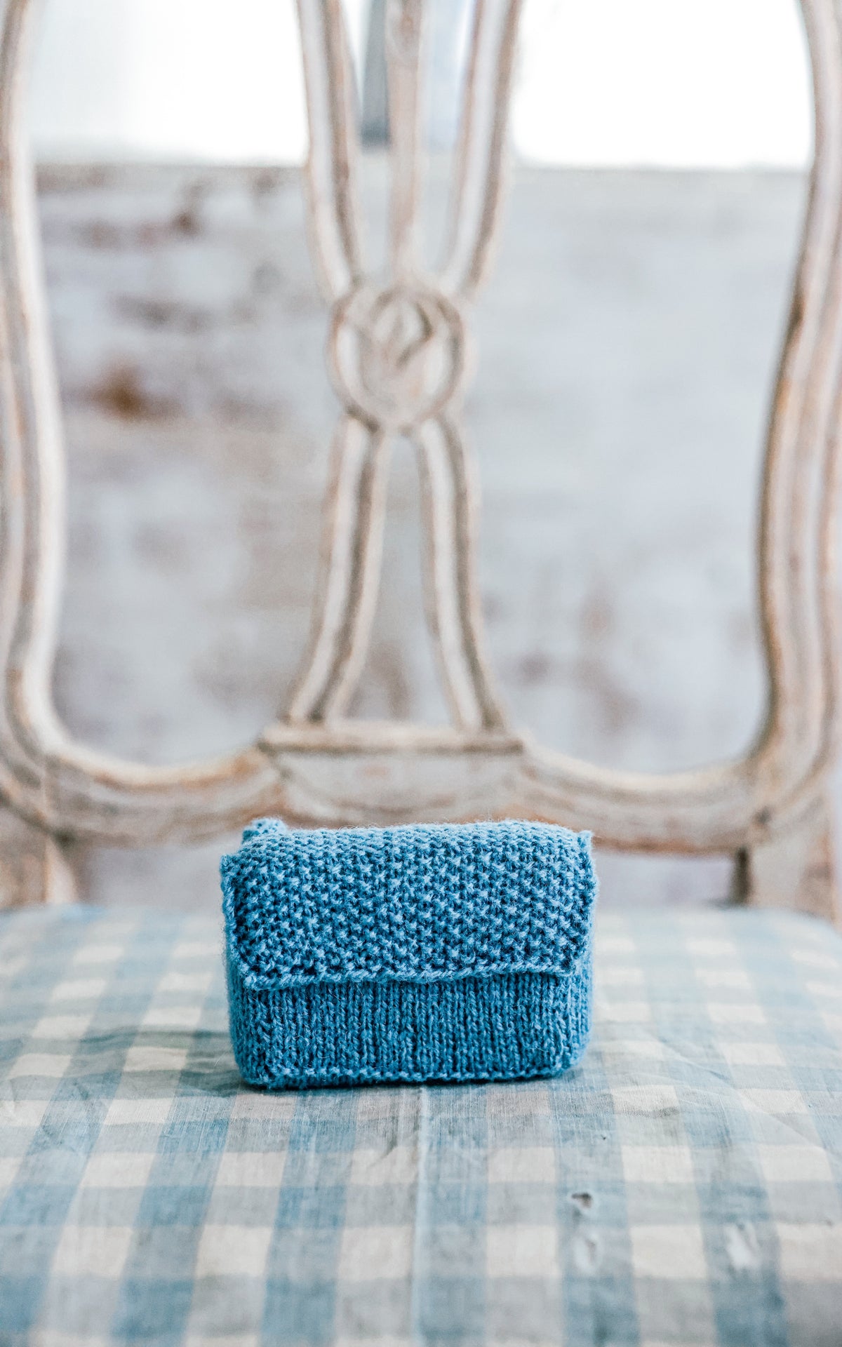 Made To Order Petite Knitted Blue House