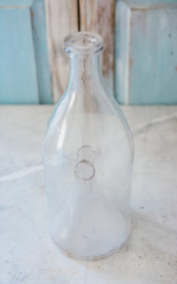 Vintage French Hand Blown Fish Bottle