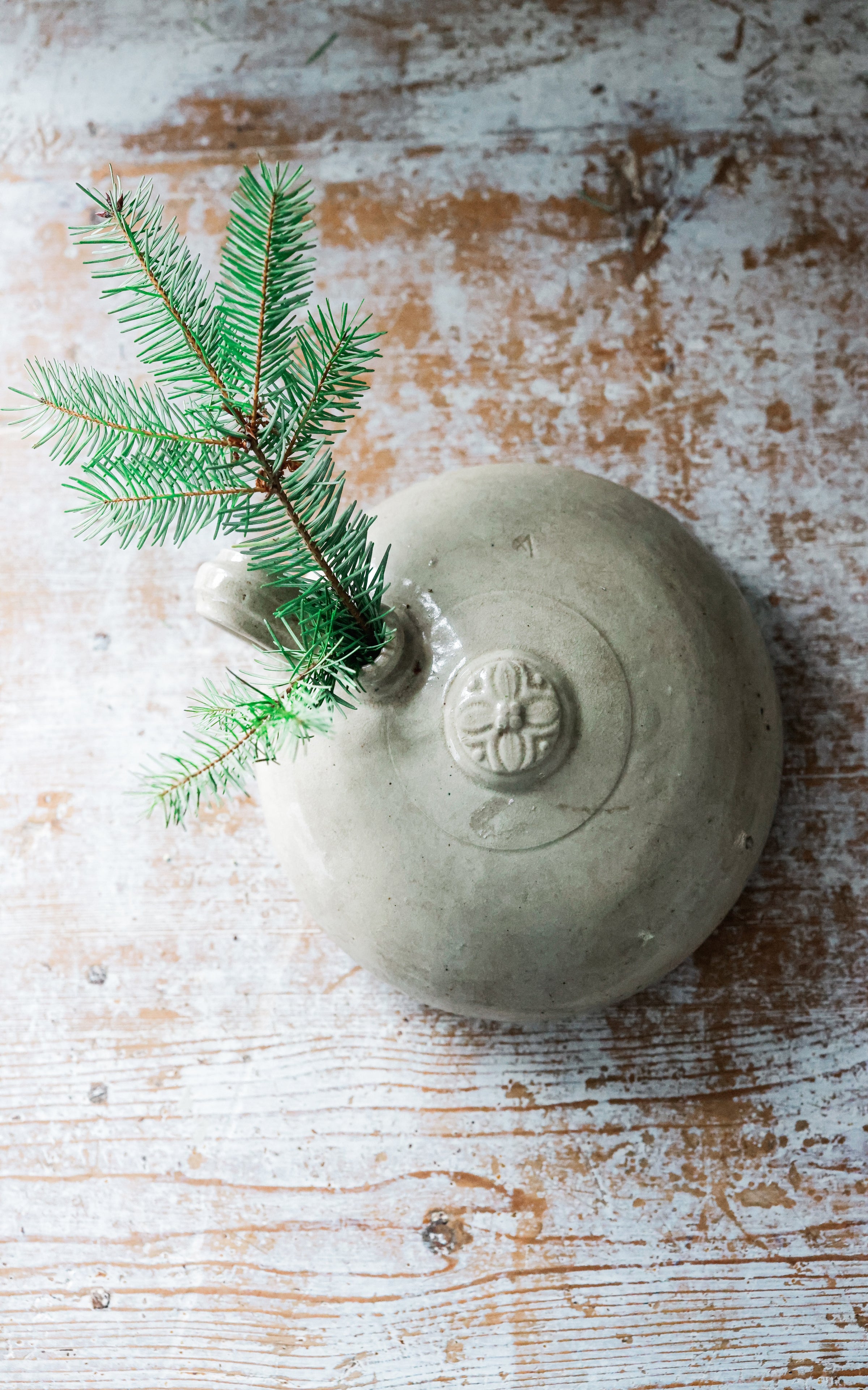 Vintage French Stoneware Foot Warmer