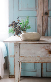 Vintage French Stoneware Foot Warmer