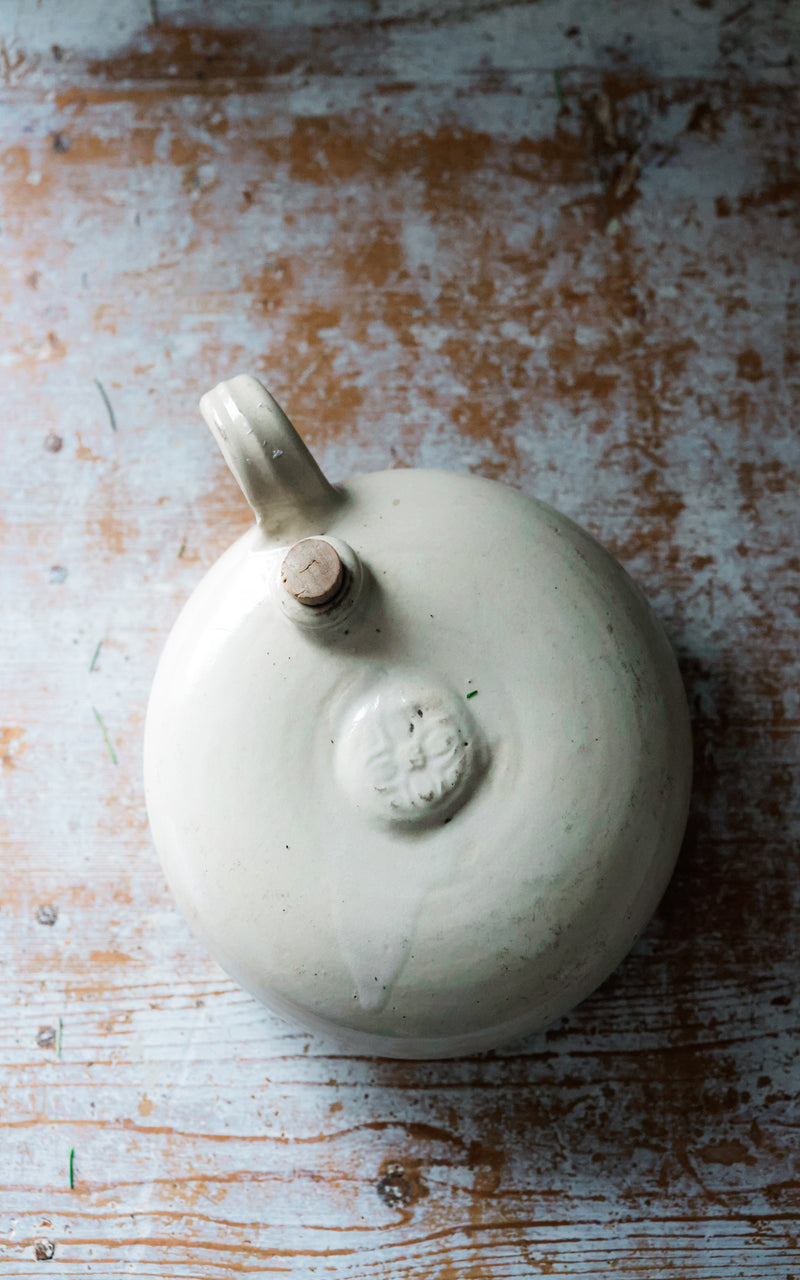 Vintage French Stoneware Foot Warmer