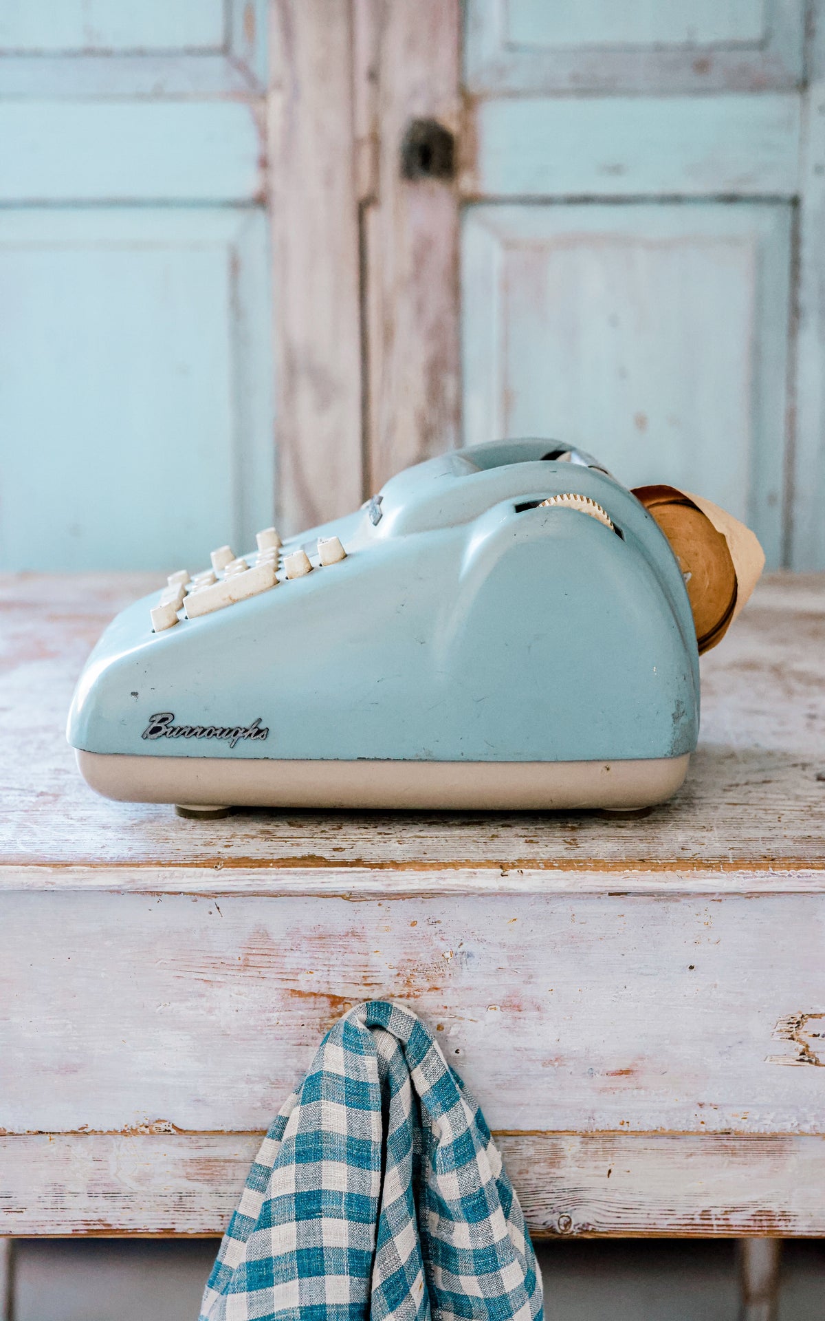 Vintage French Adding Machine