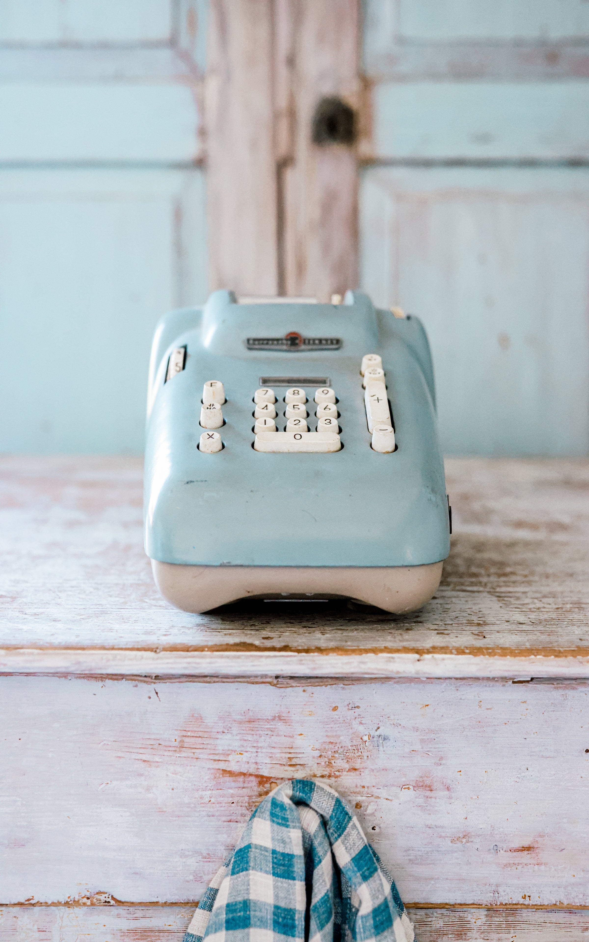 Vintage French Adding Machine