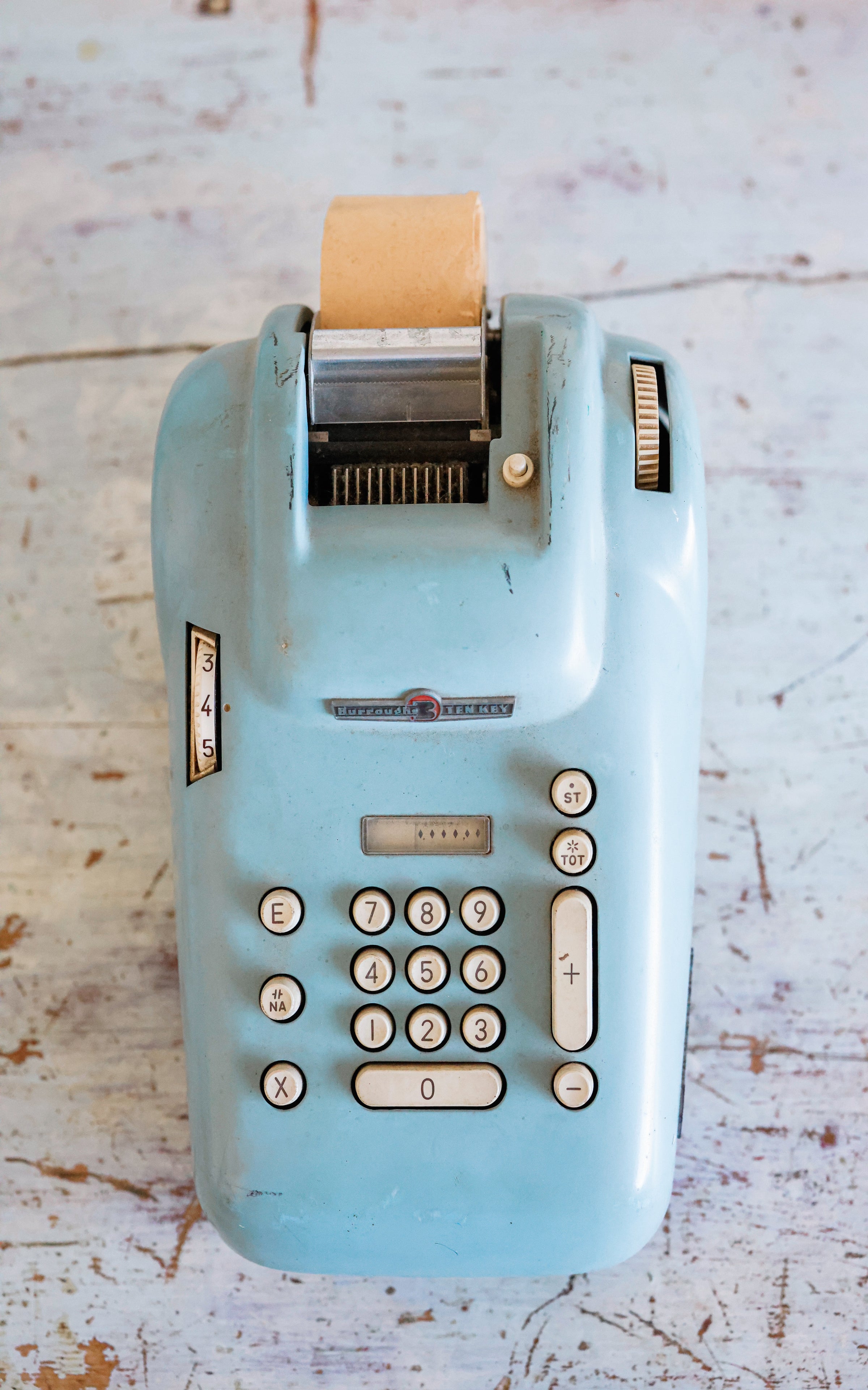 Vintage French Adding Machine