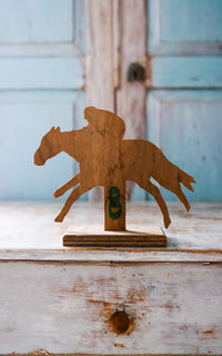 Vintage French Wood Horse