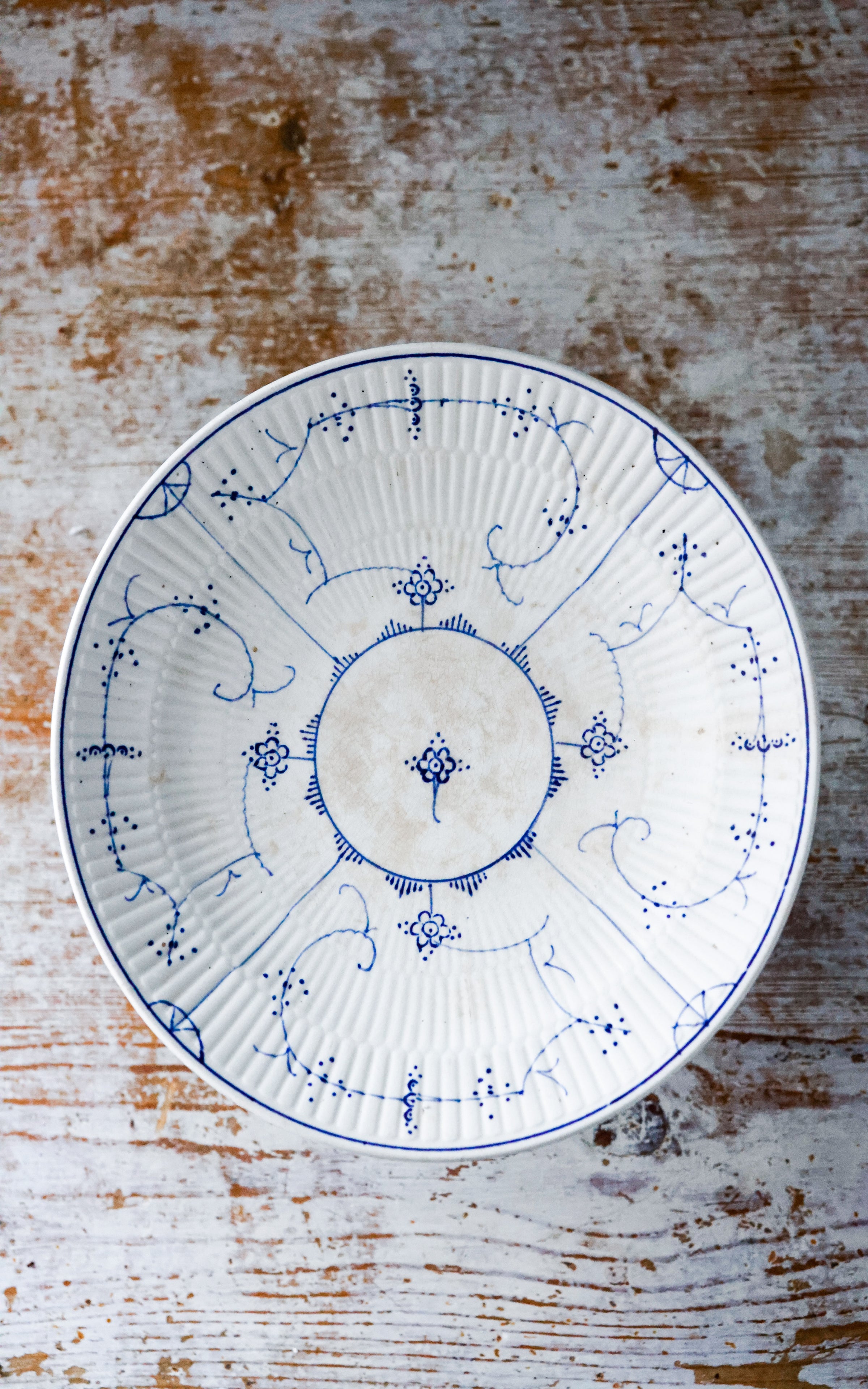 Vintage Belgian Stoneware Compote