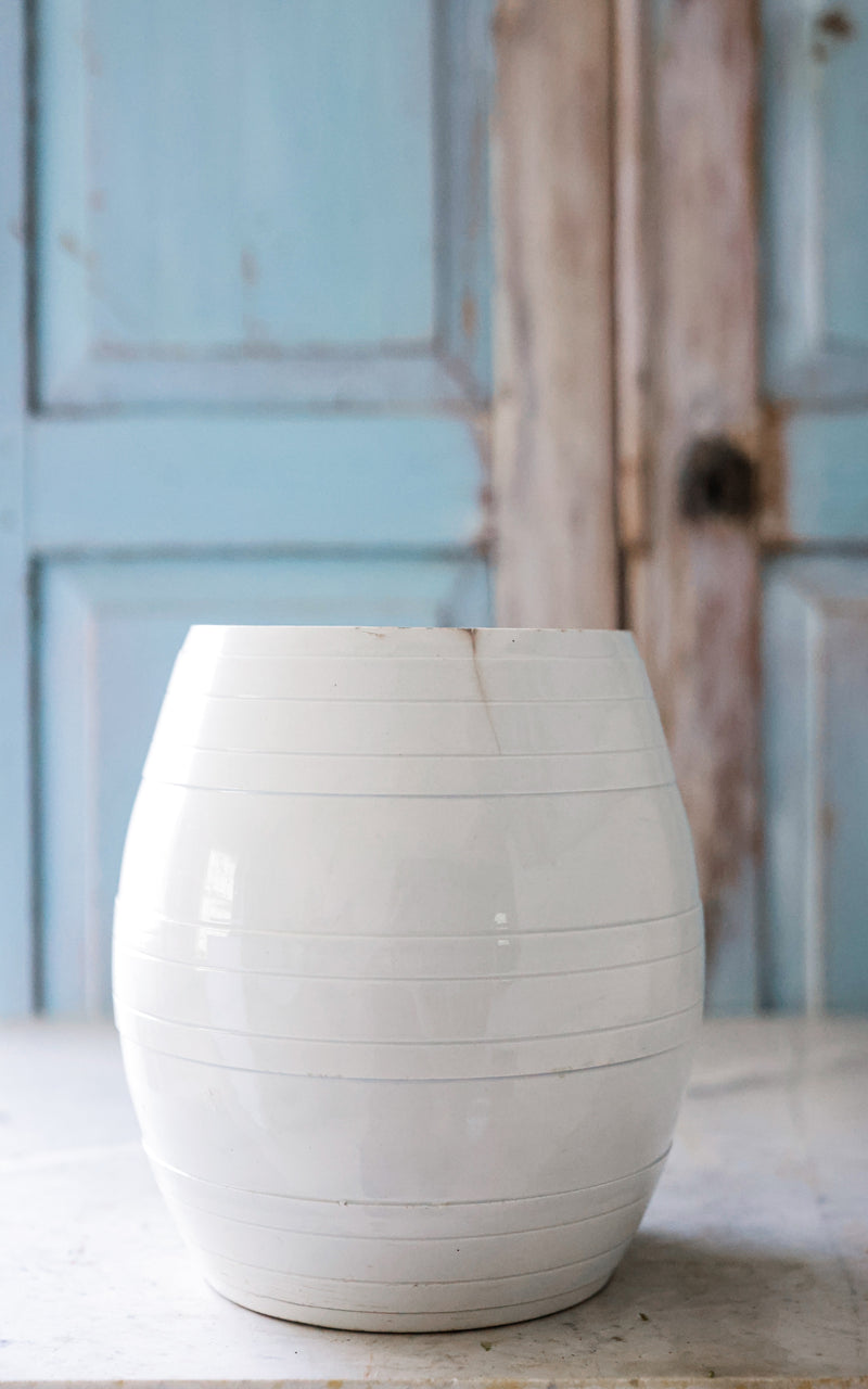 Vintage French Ironstone Crock