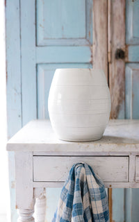 Vintage French Ironstone Crock