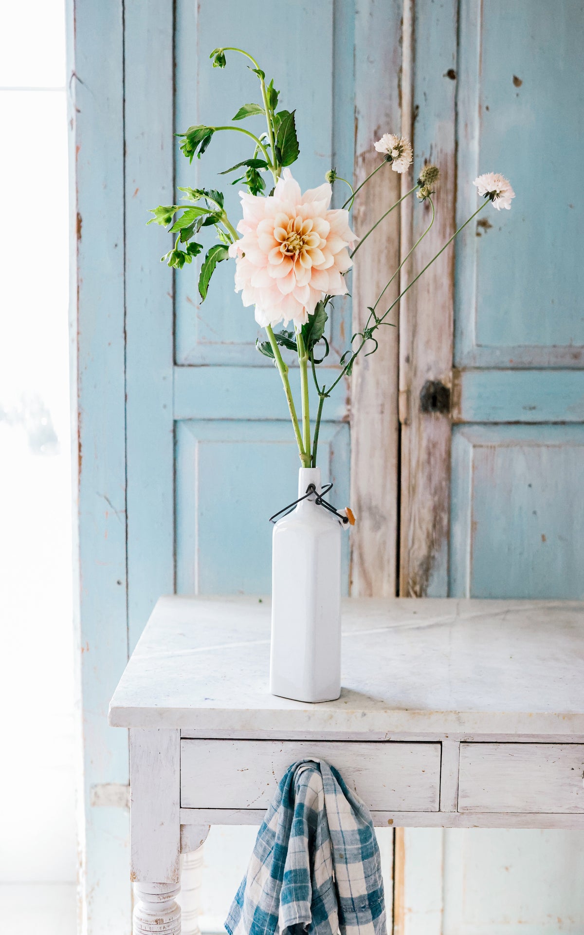 Vintage French Stoneware Bottle