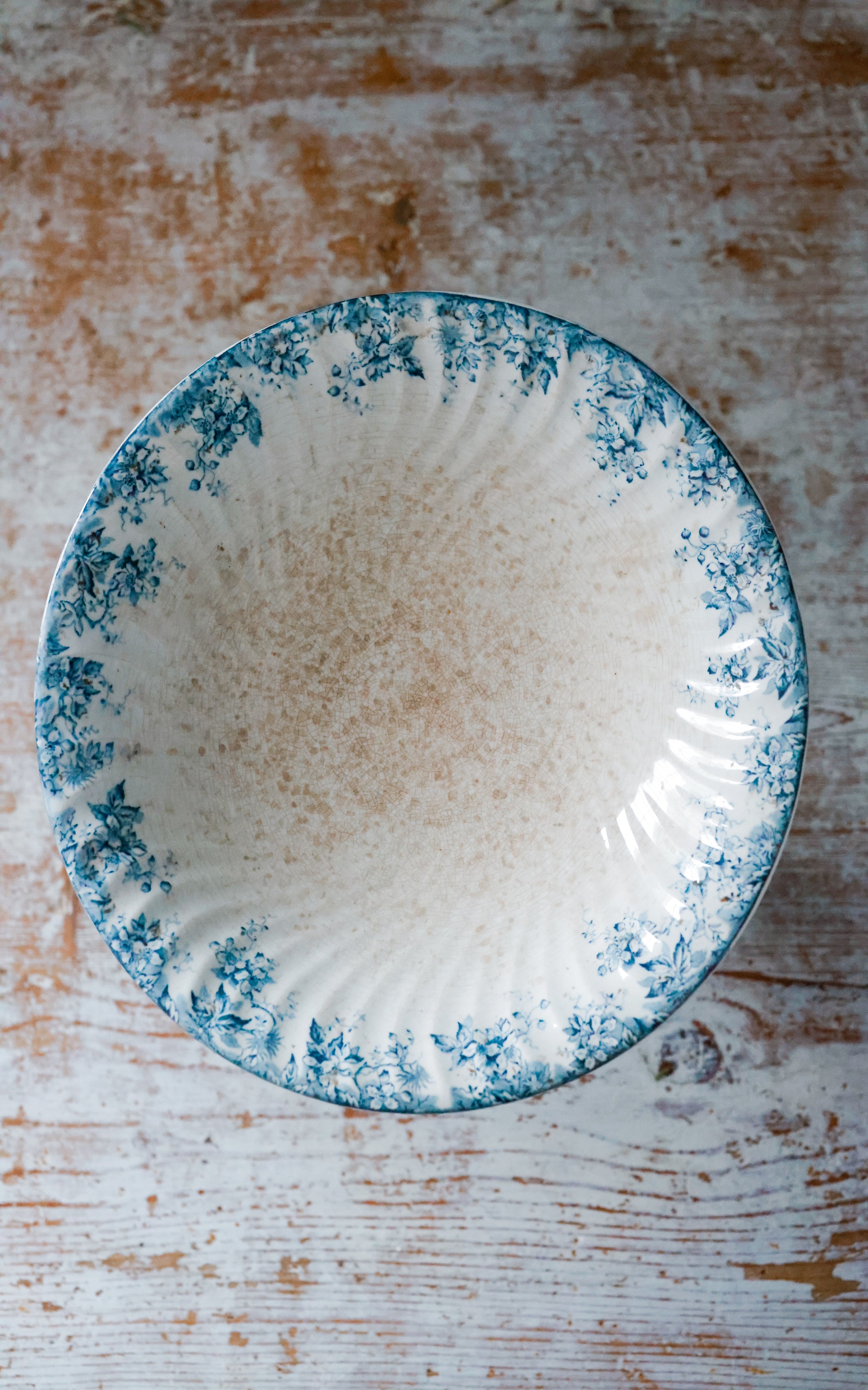 Vintage French Stoneware Compote