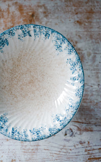 Vintage French Stoneware Compote