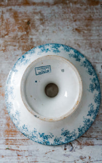 Vintage French Stoneware Compote