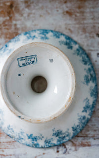 Vintage French Stoneware Compote