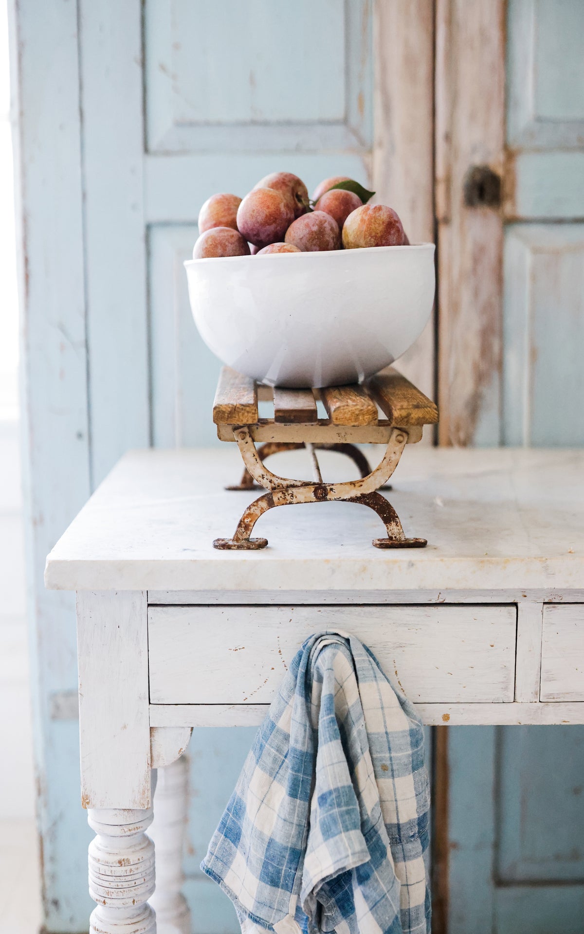 Petite Vintage French Stool