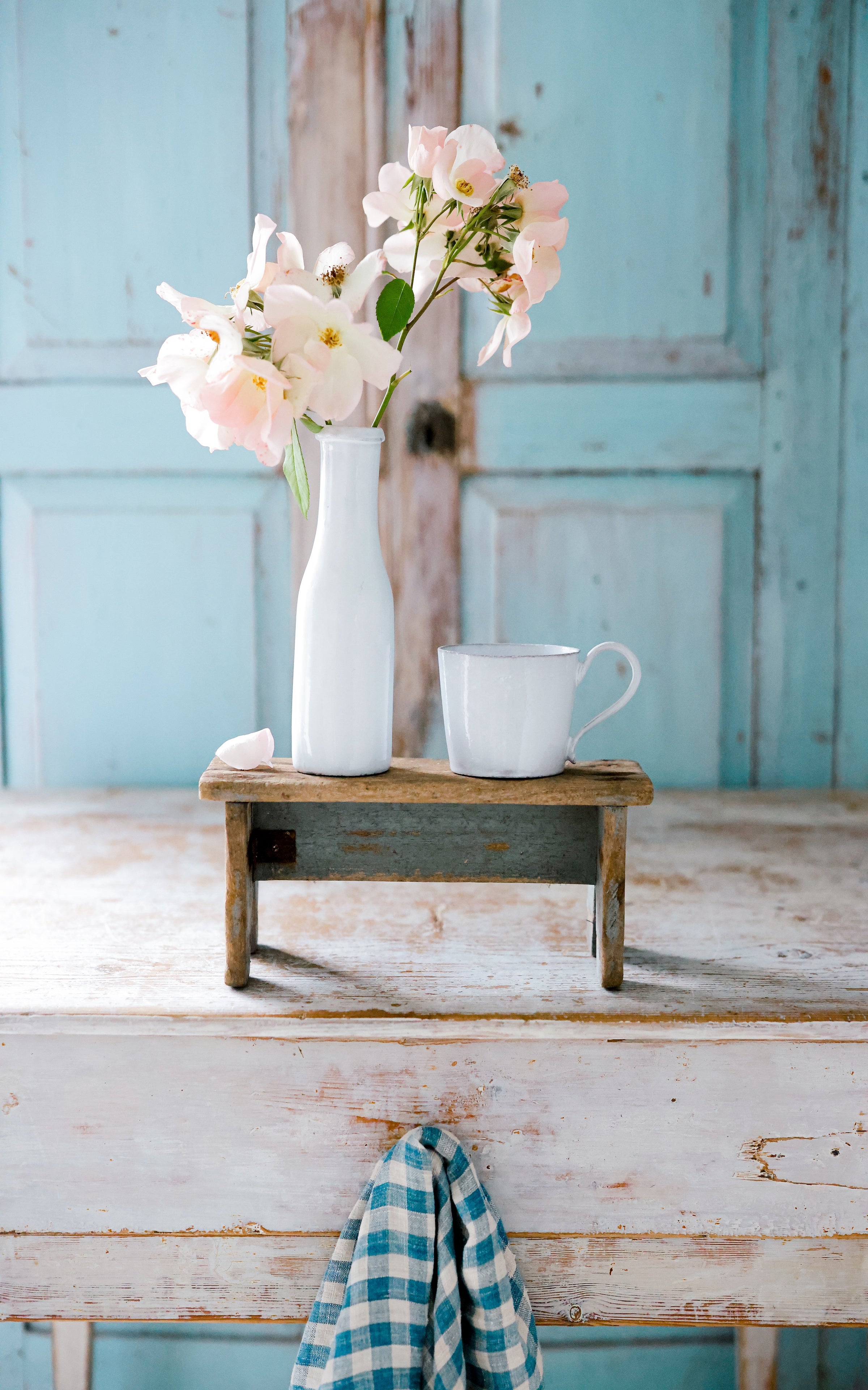Petite Vintage Swedish Stool