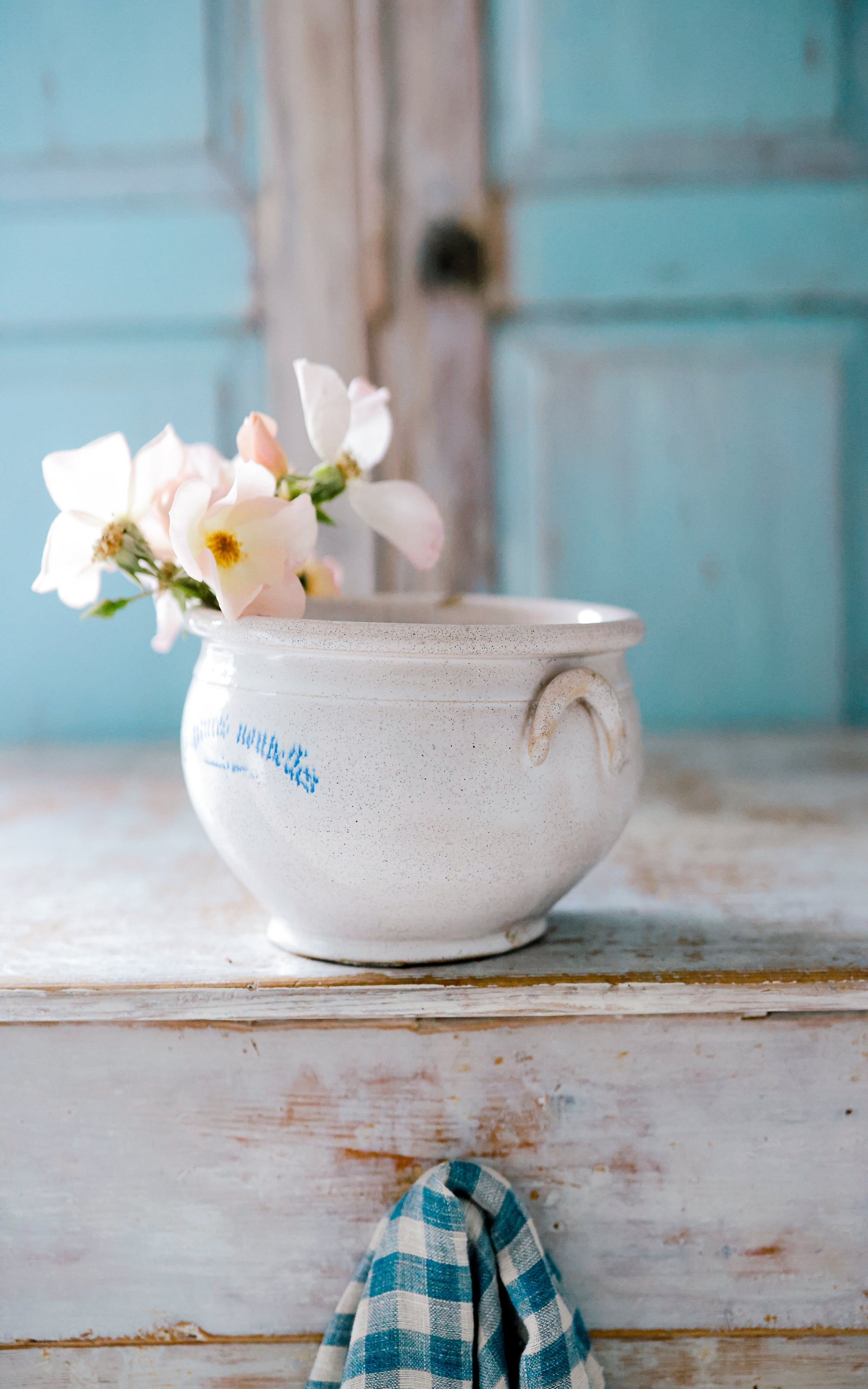 Vintage French Stoneware Crock