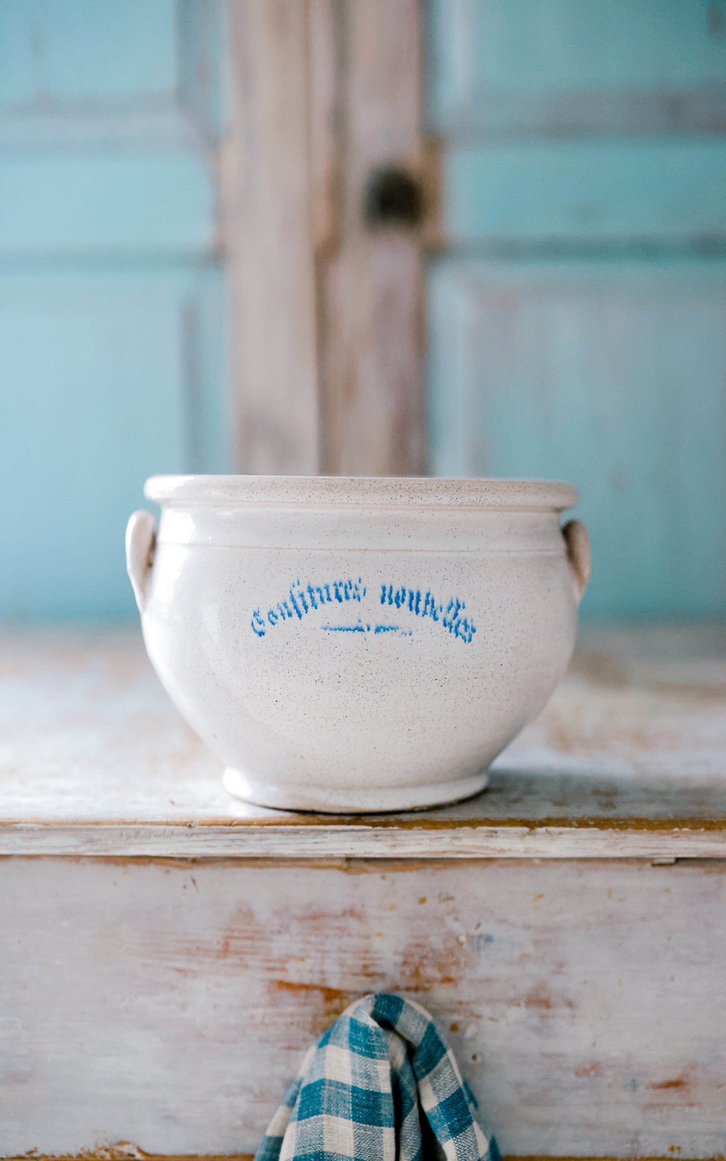 Vintage French Stoneware Crock