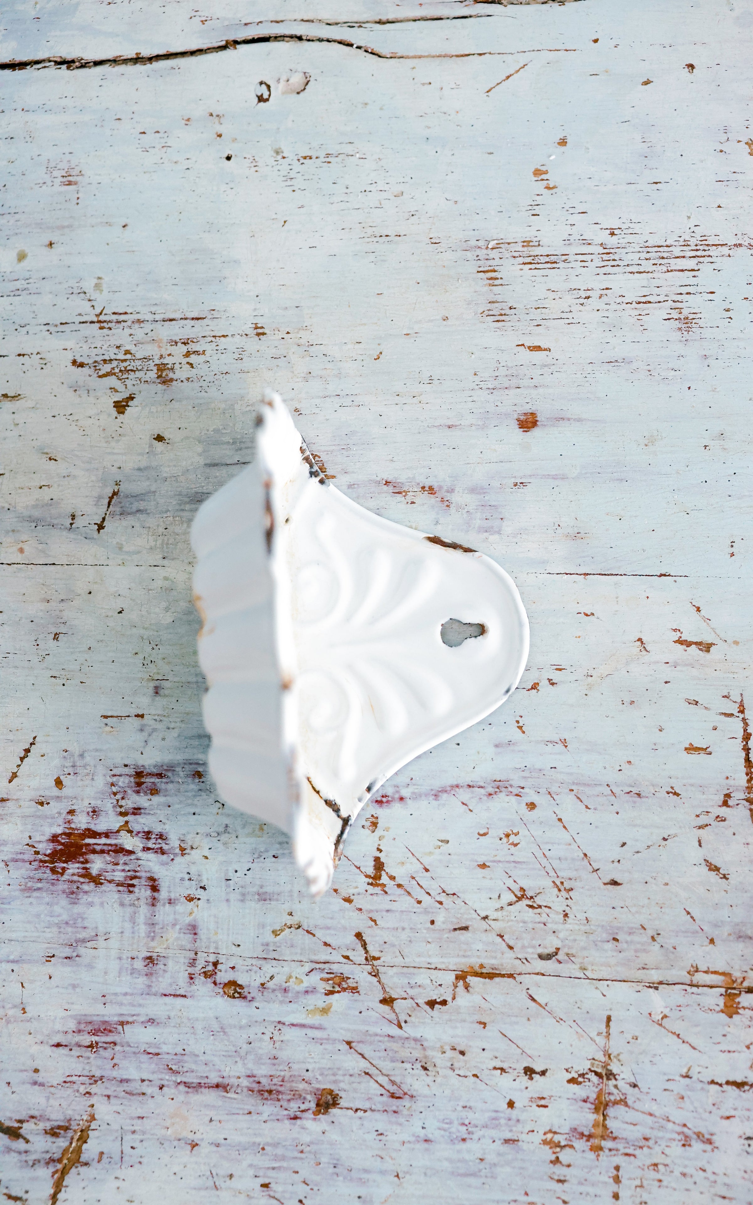 Vintage French Enamelware Soap Dish
