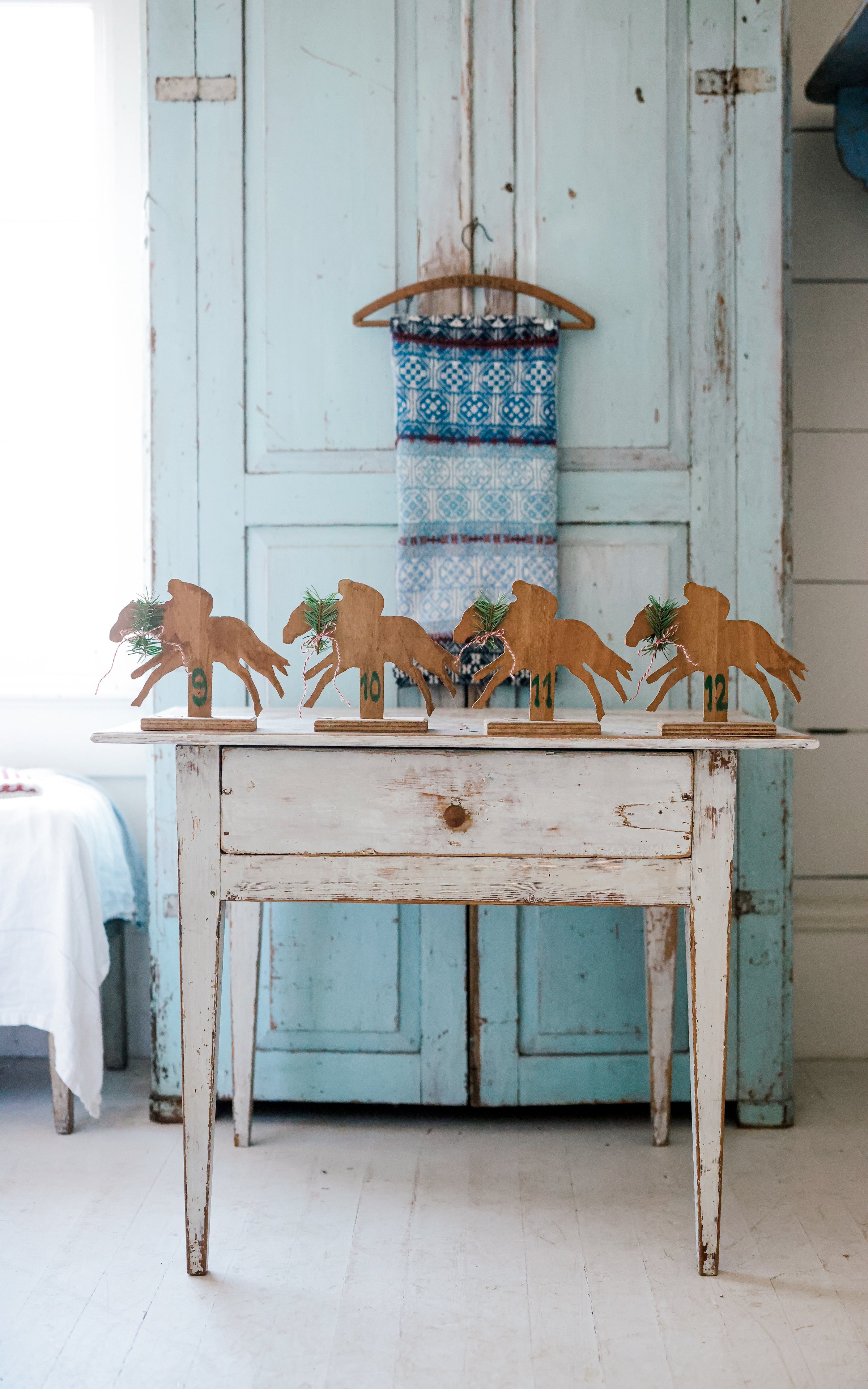 Vintage French Wooden Horse