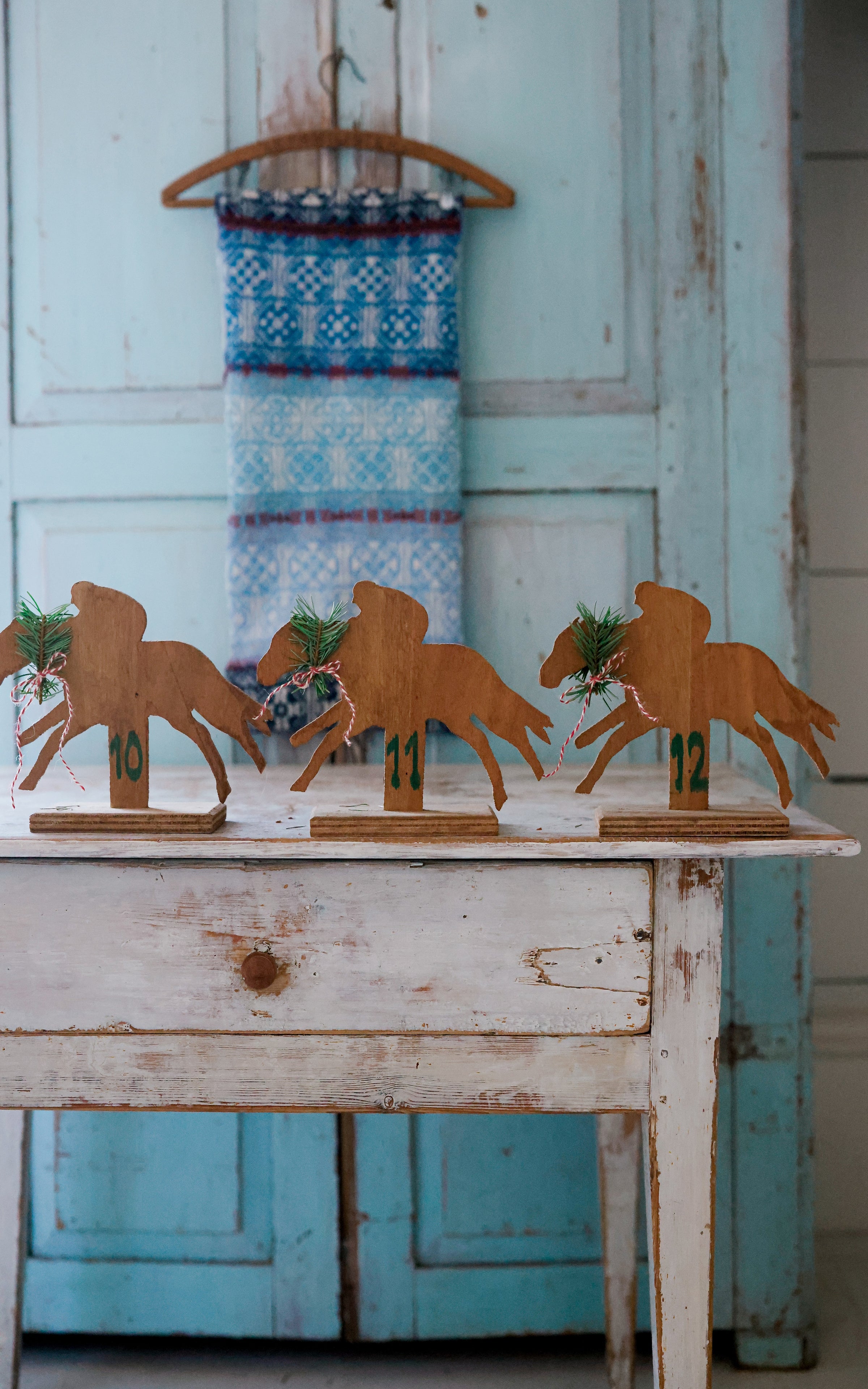 Vintage French Wooden Horse