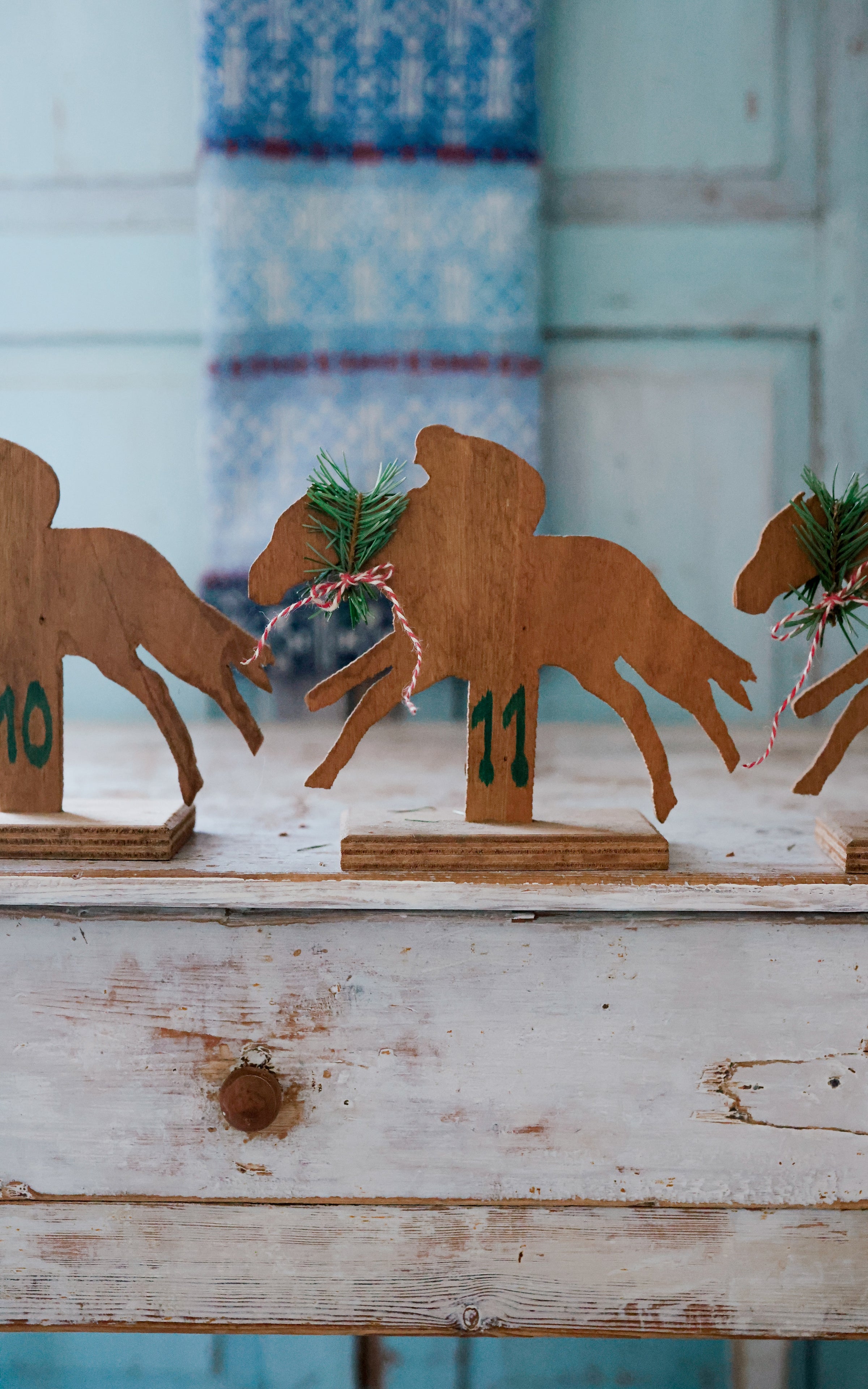 Vintage French Wooden Horse